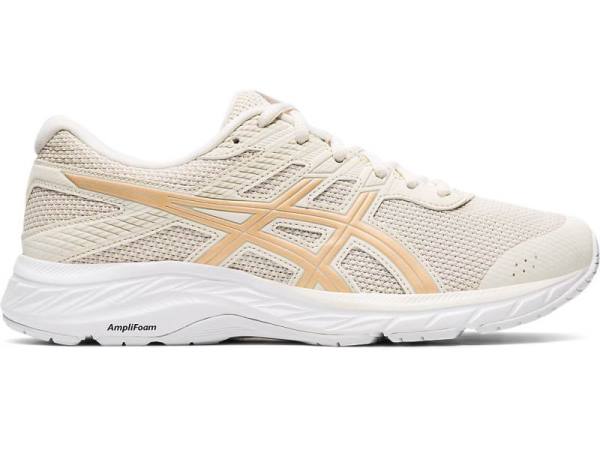 Asics Hardloopschoenen Dames, GEL-CONTEND Beige/Goud - Asics Online | B6145097-ZY